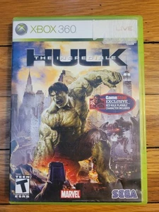 The Incredible Hulk Xbox 360 Game Stop Exclusive Red Hulk Clean Tested Working - Picture 1 of 9