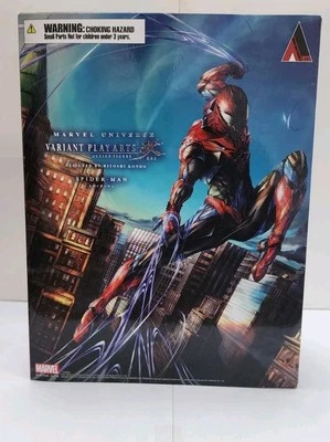 Marvel Spider-Man Variant Play Arts Kai Figure By: Hitoshi Kondo-Square Enix  - Image 1 of 4