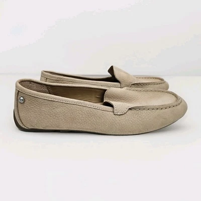 Mocasines de conducción Hush Puppies Ozzie beige talla 7,5 M PW-Ozzie sin cordones para mujer  Foto 1 de 4