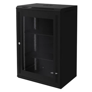 Armadio di rete 19" 18U armadio per server 600x450x900 mm nero - Zdjęcie 1 z 10