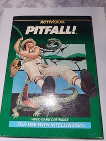 Box, Manual, Vintage Activision, "Pitfall!", Intellivision Video Game