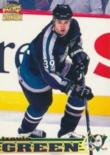 1998-99 Paramount #1 TRAVIS GREEN - Anaheim Mighty Ducks