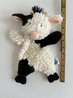 Mary Meyer  Clover Cow Lovey Plush Soother Black & White with Pink  Nose - Image 1 of 4