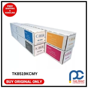 Genuine Kyocera TK-8519Y CYMK Toner Set for TASKalfa 5052ci/5053ci/6052ci/6053 - Afbeelding 1 van 1