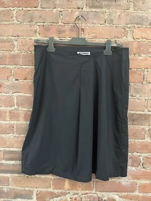 Jil Sander Women’s Draped Skirt, Sz XXL, 35” Waist Black - Image 1 of 4