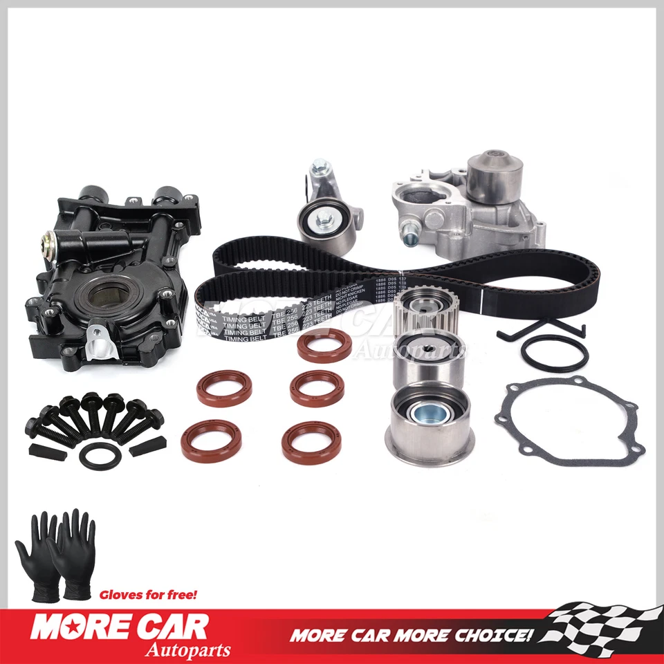 Kit de correa de distribución bomba de agua de aceite para 06-09 Subaru Legacy Outback 2,5 L H4 SOHC EJ25 Foto 1 de 4