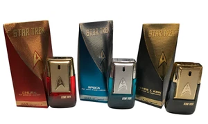 Star Trek Parfum + Eau de Toilette - Uhura - Kirk - Spock Set of 3 - EU Excl. - Picture 1 of 9