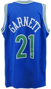 KEVIN GARNETT AUTOGRAPHED SIGNED '95 TIMBERWOLVES M&N NBA SWINGMAN JERSEY SS COA - Picture 1 of 1