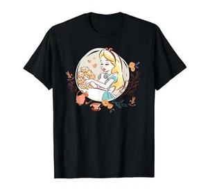 Disney Alice in Wonderland Flower Tea Party Valentine's Day T-Shirt - Picture 1 of 1