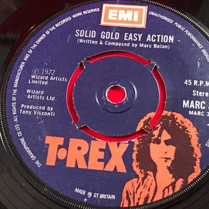 T-REX Solid Gold Easy Action 1972 UK 7" vinyl single original 45 record - Picture 1 of 1