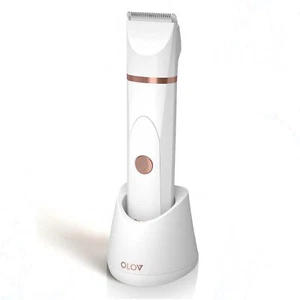 OLOV Bikini-Trimmer Damen - nass/trockener Körperrasierer, austauschbare Keramik-Klingenköpfe - Bild 1 von 8