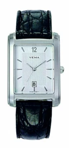 YEMA Paris YM 843 Men's / Women's Silver-tone Quartz Watch *NEW VINTAGE IN BOX* - Picture 1 of 9