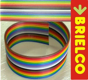 CABLE PLANO PARA CONECTOR 24 VIAS MULTICOLOR POLICOLOR CINTA 3 METROS BD7898 - Imagen 1 de 1