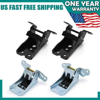 4X Front Upper Lower Door Hinges For 1980-1997 Ford F150 F-250 F-350 Mercury LTD - Image 1 of 4