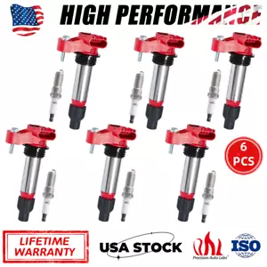 6x Ignition Coils and 6 Spark Plugs for Buick Chevrolet Cadillac Saturn V6 UF569 - Picture 1 of 17
