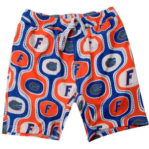 Wes and Willy Mens College Cabana Boy Retro Swim Trunk - Picture 1 of 40