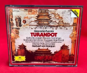 DEUTSCH GRAMMAPHON:   PUCCINI - TURANDOT - RICCIARELLI / VON KARAJAN  3 CD SET ! - Picture 1 of 5
