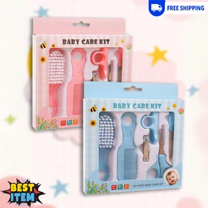 Baby Nail & Hair Care Kit – Comb, Brush & Nail Set for Newborns Infant care - Picture 1 of 34