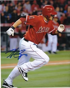 HANK CONGER ANAHEIM ANGELS ACTION SIGNED 8x10 - Picture 1 of 1