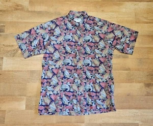 Camisa de aloha hawaiana TORI RICHARD talla grande 100% algodón tela de césped hecha en EE. UU. - Imagen 1 de 6