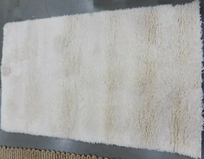 IVORY 3' X 5' Stained Rug Reduced Price 1172590025 SG151-1212-3 - Image 1 of 4