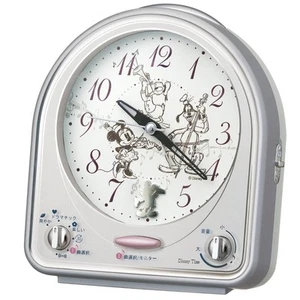 SEIKO CLOCK Disney melody alarm clock FD464S From Japan New - Picture 1 of 4