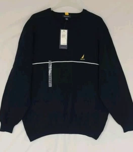 Neu mit Etikett Nautica langärmliger Herrenpullover marineblau Anker Größe XXL neu mit Etikett (AM) - Bild 1 von 7