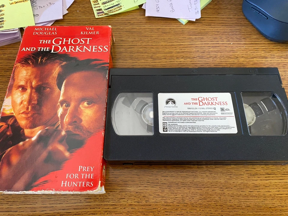 THE GHOST AND THE DARKNESS - (VHS, 1997) - Val Kilmer, Michael Douglas - Image 1 of 1