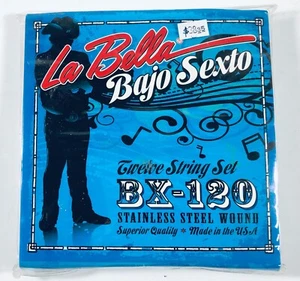 La Bella Bajo Sexto String Set BX-120 - Picture 1 of 2