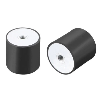 UXCELL Rubber Female Mounts Isolator Replaces Anti Vibration Pads Flat Silentblock Base