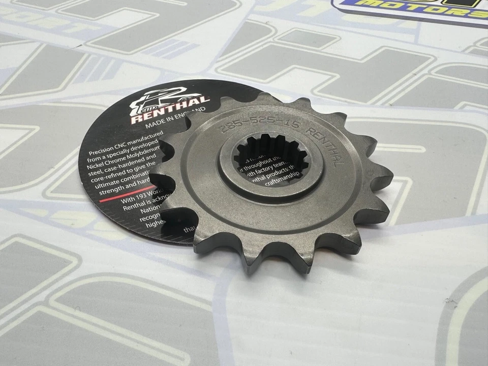 NUEVO Piñón delantero Renthal para Yamaha YZF R6 2006-2022 15T 15 dientes Foto 1 de 1