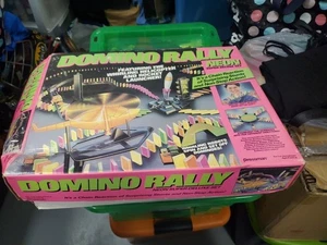 Vintage 1990 Pressman Domino Rally 9505 Neon Super Deluxe Replacement Parts Only - Picture 1 of 3