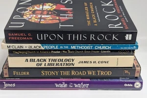 Black Studies lot of 7 books Theology Religion Church Christian Methodist Africa - Picture 1 of 9