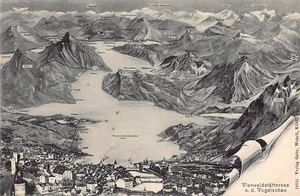 POSTKARTE - SCHWEIZ - LUZERNER SEE - UNGETEILTE RÜCKSEITE - UNBESPIELT - Bild 1 von 2