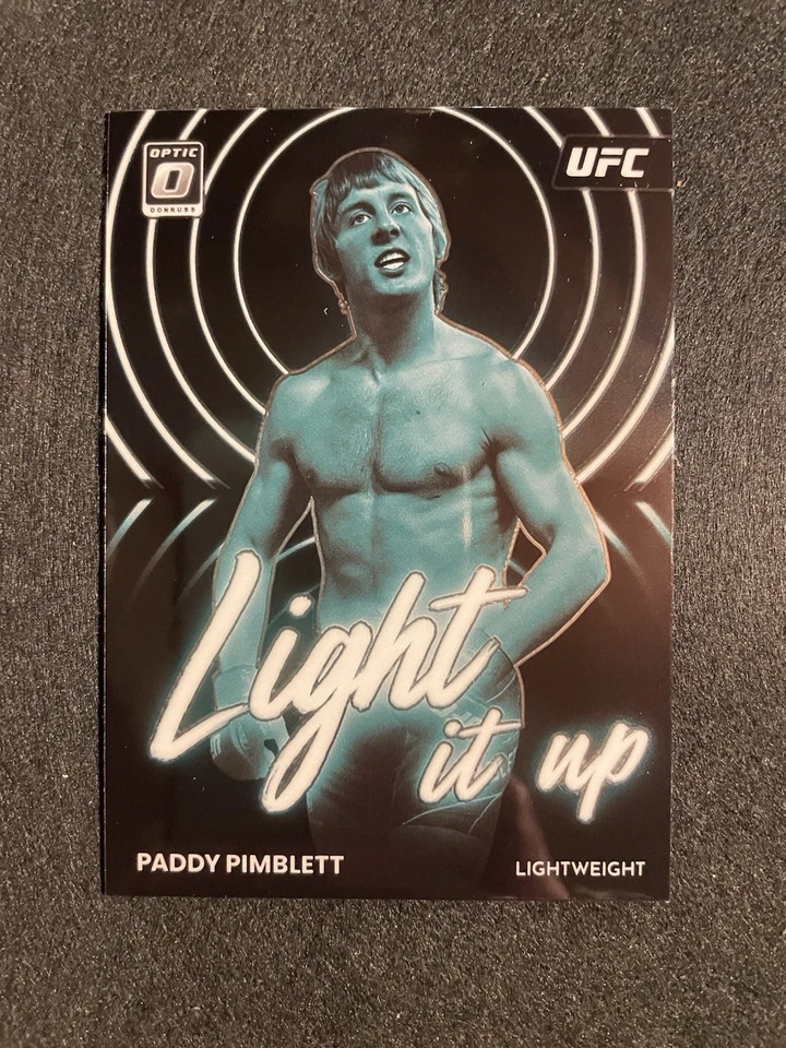 2023 #24 Paddy Pimblett Panini Donruss Optic UFC Light it Up - Image 1 of 4