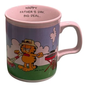 Vintage 1978 Garfield “Happy Father’s Day, Big Deal” Mug by Enesco – Jim Davis - Picture 1 of 8