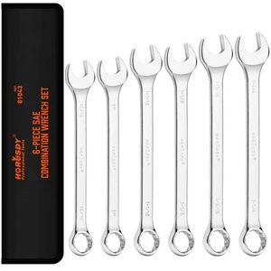 HORUSDY großes Schraubenschlüssel-Set mit Rolltasche | SAE | 6-teilig | 15/16 1 1-1/16 1-1/ - Bild 1 von 7