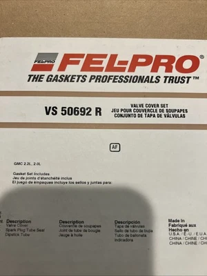 Felpro VS 50692 R 阀盖垫圈 适用于 2004 - 2008 铃木 Forenza 2.0L — 第 1/2 张图片