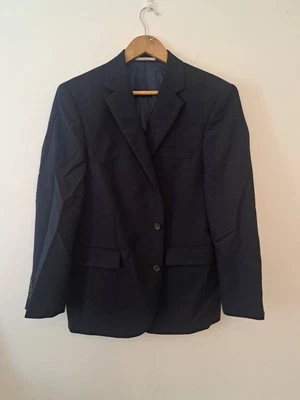 Шерстяной официальный костюм Chester Barrie темно-синий Великобритания 40 Short Savile Row London 2 штуки  - Изображение 1 из 4