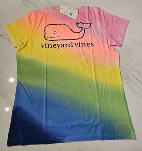 Camiseta para mujer Vineyard Vines arco iris tie dye vintage nueva con etiquetas talla mediana - Imagen 1 de 4