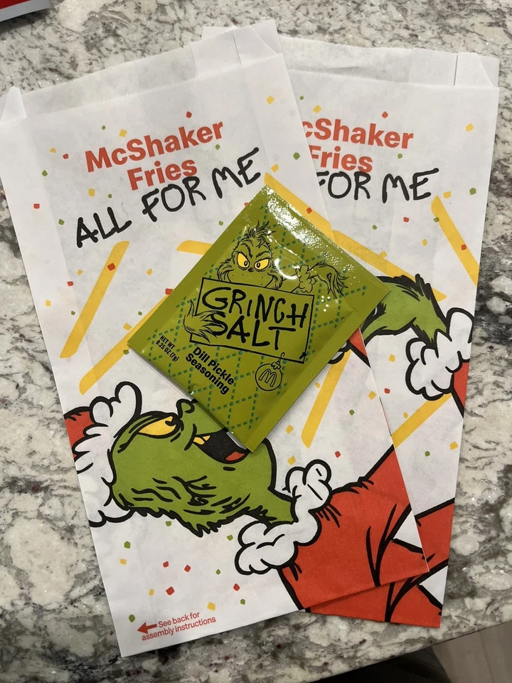 Juego de paquete y coctelera de sal encurtido McDonald’s Grinch - ENVÍO GRATUITO Foto 1 de 1