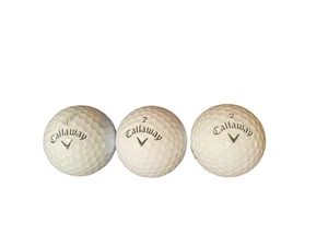 Callaway CHROME SOFT, WARBIRD, and SUPERSOFT SET OF 3 USED GOLF BALLS - Picture 1 of 5