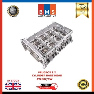 CYLINDER BARE HEAD FOR PEUGEOT BOXER 4HM P22DTE 2.2DIESEL 1717606 908758 NEW - Picture 1 of 9