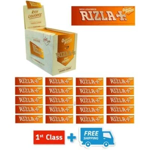 RIZLA LIQOURICE SMOKING ROLLING PAPERS MADE IN BELGIUM (10 & 25 BOOKLETS) - Picture 1 of 9