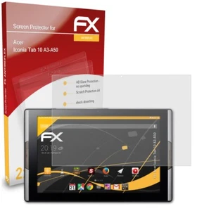 atFoliX 2x Screen Protection Film for Acer Iconia Tab 10 A3-A50 matt&shockproof - Picture 1 of 9