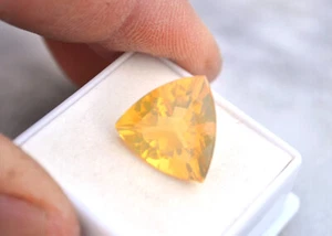 8.64 Carat Trillion Cut Fire Opal - Picture 1 of 4
