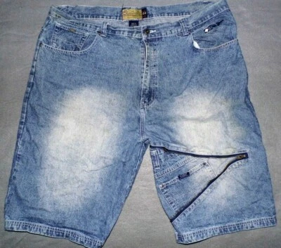 Men's Dtek Casual Relaxed Blue Jean Shorts 100% Cotton 44 x 13.5 - Image 1 of 3