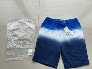 BNWT Boden Boys Blue Dip Dye sweat Shorts Age 11 (10-11 Years) NEW - Picture 1 of 5