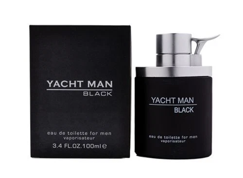Yacht Man Black for Men Eau de Toilette Spray 3.4 oz - image 1 of 1