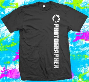 Photographer  - T Shirt - 4 colour options - Extra Small to 5XL - Picture 1 of 2